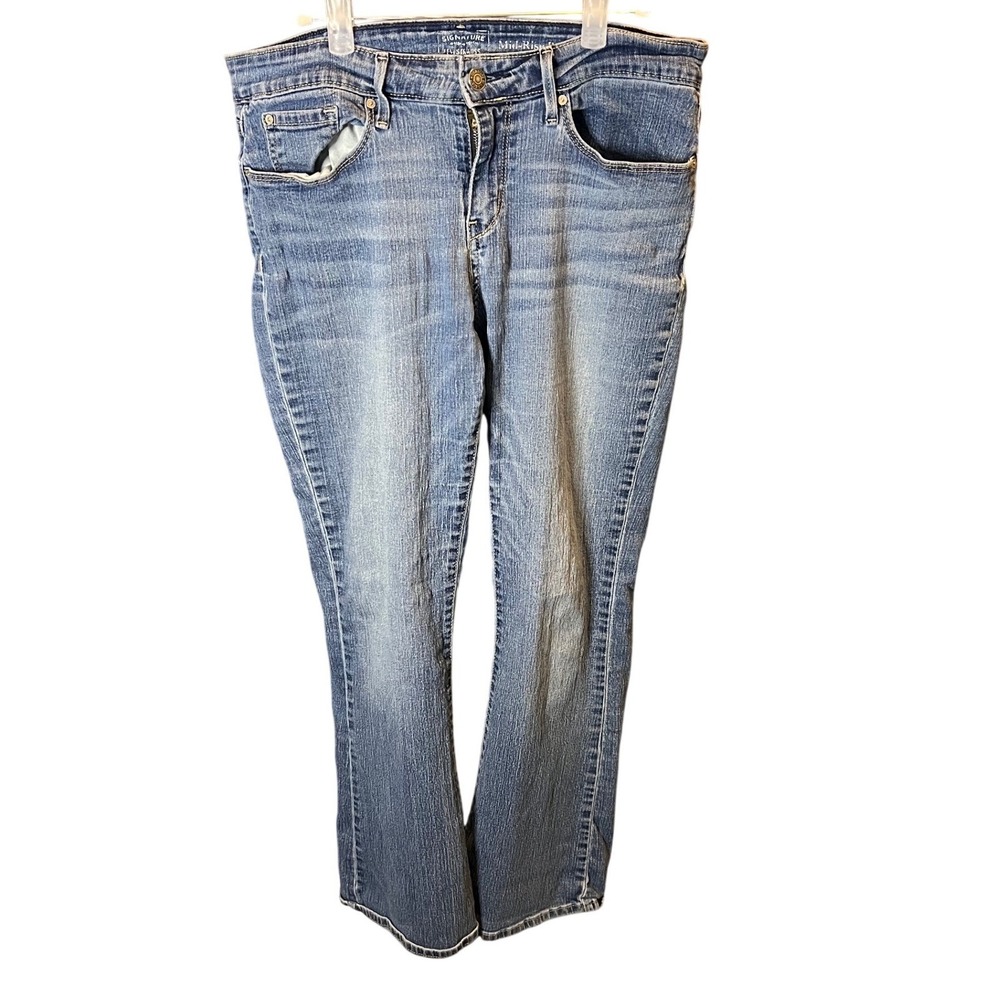 Signature by Levi Strauss & Co Bootcut Jeans Medium Wash Women's Size 10